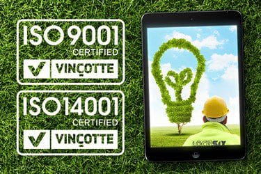 Locasix est certifié ISO 9001 et ISO 14001