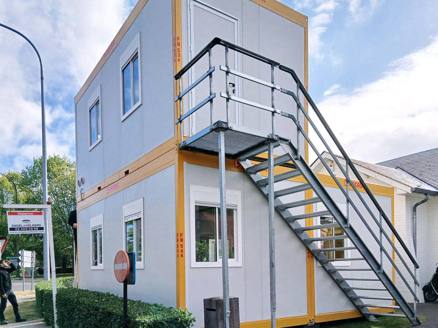 Module habitable escaliers – Container bureau à vendre 7