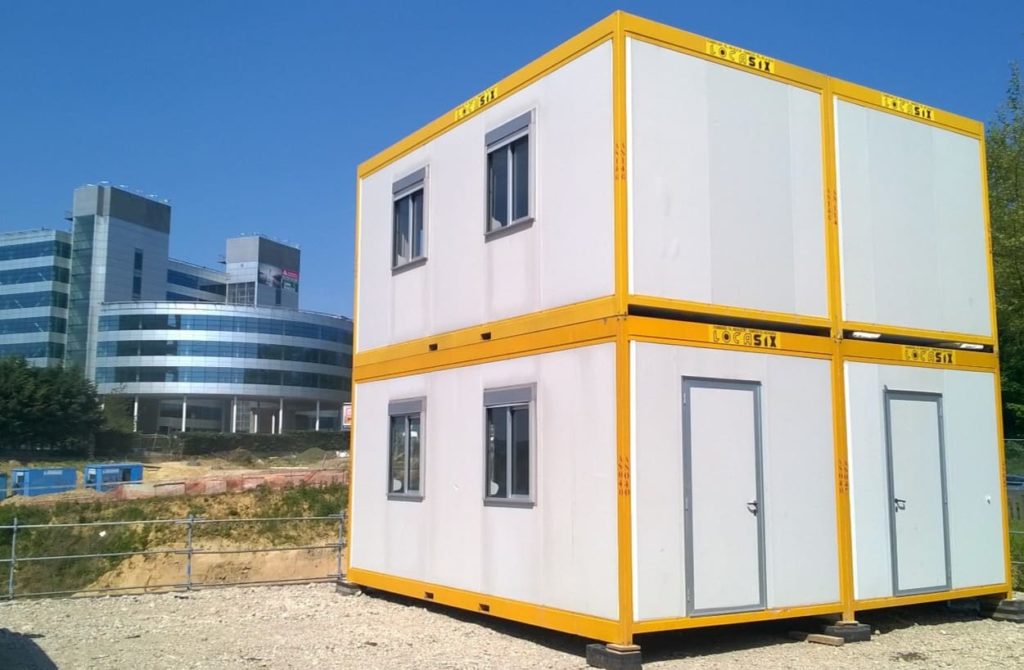 Espace bureaux & vestiaires sur chantier